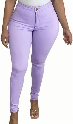 Skinny High Waisted Jeans for Women Stretchy Boyfriend Slim Fit Long Denim Pants Pull Trendy Jeans Fashion in Kuwait