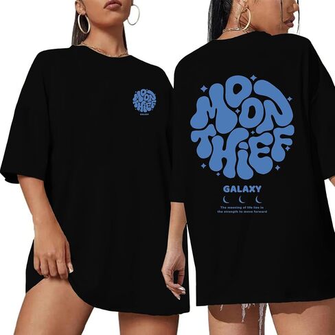 KESIHAN Mens Graphic T Shirt Vintage Streetwear Tee Casual Regular Fit Galaxy Back Graphic Unisex Summer Fashion Shirt in Saudi Arabia