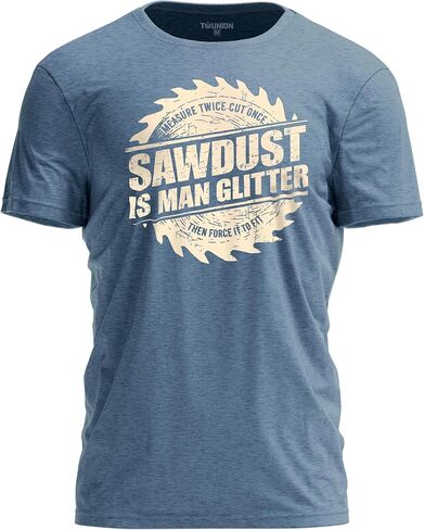 Woodworker T-Shirt Sawdust is Man Glitter – Funny Gift for Woodworker Workshop Tee in Saudi Arabia