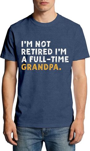 Retirement Shirt for Men I'm Not Retired I'm A Full-Time Grandpa T-Shirt Grandfather Life Tee Tops in Kuwait