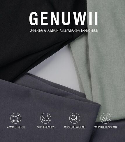 Men's Casual T Shirts, Stretch Cotton Basic Tee, Crew-Neck and Henley Breathable Summer Short Sleeve Shirts in Saudi Arabia