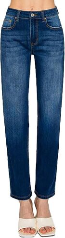 WAX JEAN Women's High Waisted Straight Leg Repreve Denim Jeans in Saudi Arabia