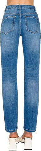 WAX JEAN Women's High Waisted Straight Leg Repreve Denim Jeans in Saudi Arabia