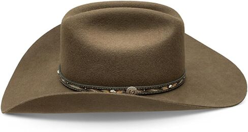 قبعة رعاة البقر من Stetson للجنسين Whitmore 4X Buffalo Felt - SBWTMR-7242KB 7 1/8 in Kuwait