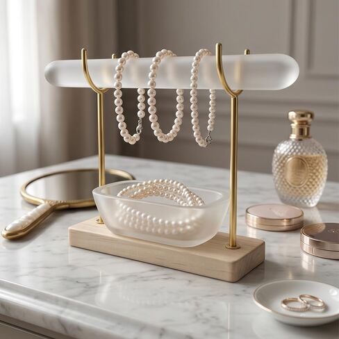 Selenite Crystal Bowl Set Selenite Bracelet Holder Display Stand, Detachable Selenite Crystal Healing Goth Bracelet Display Stand, Selenites Bowls for Necklace Watch Bangles Charging Cleansing in Kuwait