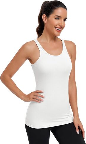 Womens Crewneck Going Out Tank Top Spaghetti Slim fit Workout Shirt in Saudi Arabia