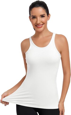Womens Crewneck Going Out Tank Top Spaghetti Slim fit Workout Shirt in Saudi Arabia