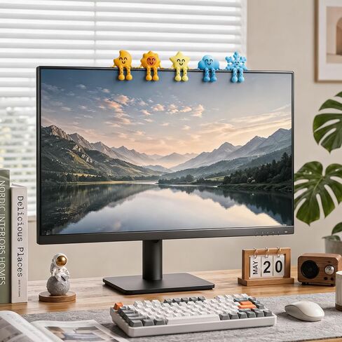 5 pcs 3D Printed Weather Buddy Computer Monitor Decor, 3D Printed Animal Decor for Stress Relief, Glow in The Dark Fidget Toys for Favors Birthday Gifts Desk Pets Office Home Decor in Saudi Arabia