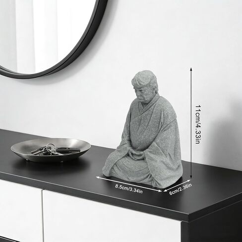 Meditating Buddha Statue, Indoor Collectible Ornament, Desk Decoration Political Sculpture Gift in Saudi Arabia