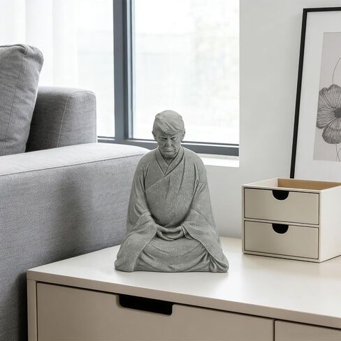 Meditating Buddha Statue, Indoor Collectible Ornament, Desk Decoration Political Sculpture Gift in Saudi Arabia