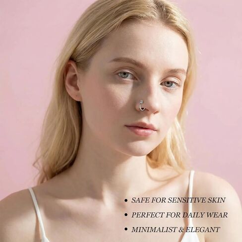 Backless Earrings for Women No Back Half Hoop Earrings Twisted Hoops Cartilage Helix Piercing Jewelry in Saudi Arabia