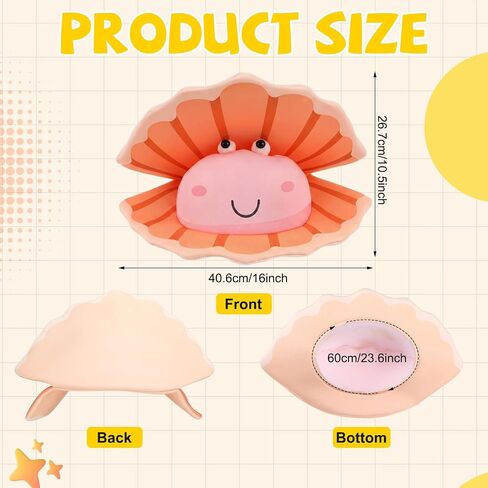Chicingyou Clam Costume Hat Novelty Shell Headwear Under the Sea Costume Novelty Adult Hats for Holiday Costumes, Halloween Cosplay Party, Photo Props or Daily Fun Accessories in Saudi Arabia
