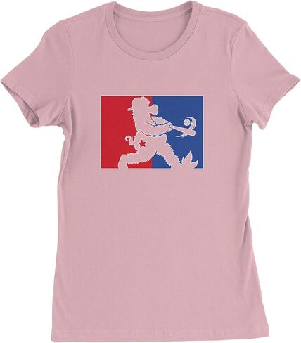Batter Up Philly Baseball Phan Womens T-Shirt, Soft Cotton, Graphic Tee in Saudi Arabia