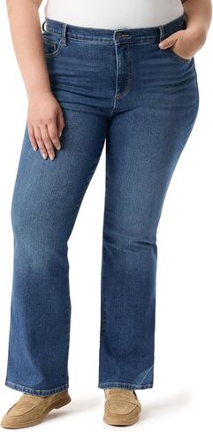 Gloria Vanderbilt Women's Plus Amanda Essential 5 Pocket Flare Leg Jean in Kuwait