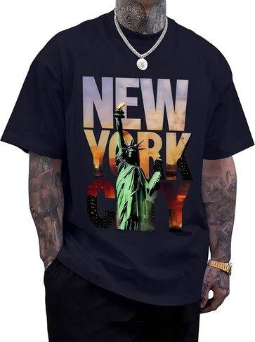 KESIHAN Mens Graphic T Shirts Mens Summer Shirts Round Neck Regular Short Sleeve Casual Vintage Tees in Saudi Arabia