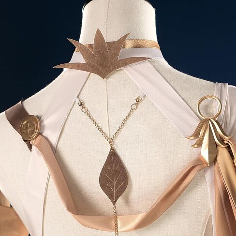 Aglaea Cosplay Honkai Star Rail Women Costumes Full Set Golden Dress Outfit for Game Halloween Party in Saudi Arabia