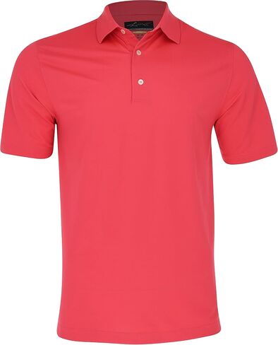 Greg Norman Gn Collection Men's Freedom Micro Pique Golf Polo Pink 2XL in Kuwait