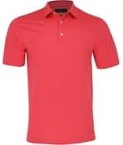 Greg Norman Gn Collection Men's Freedom Micro Pique Golf Polo Pink 2XL in Kuwait
