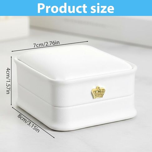 10 Pcs White Necklace Box, 3.2 x 1.8 x 2.6 inch Leather Jewelry Gift Box Necklace Storage Case Pendant Packaging Boxes for Gift Wedding Birthday Anniversary Proposal in Saudi Arabia