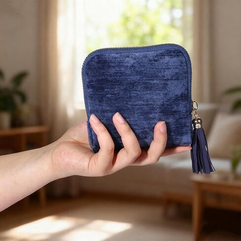 Small Portable Jewelry Travel Case Jewelry Pouch Bags with Tassel Zipper Soft Mini Jewelry Roll Organizer Storage Bag for Necklaces Bracelets Earrings in Saudi Arabia