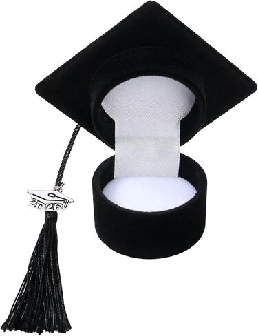 Class Rings for Women High School - Graduation Ring Box, Graduation Cap Ring Box with 2026 Charm, High School Class Rings for Women Men, Grad Cap Gift Box for Celebration Party Supplies in Saudi Arabia
