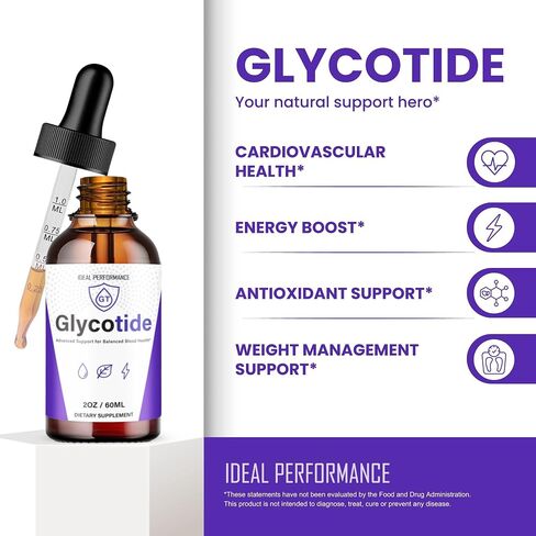 IDEAL PERFORMANCE Glycotide Drops, Glycotide Droppers Reviews (5 Pack) in Kuwait