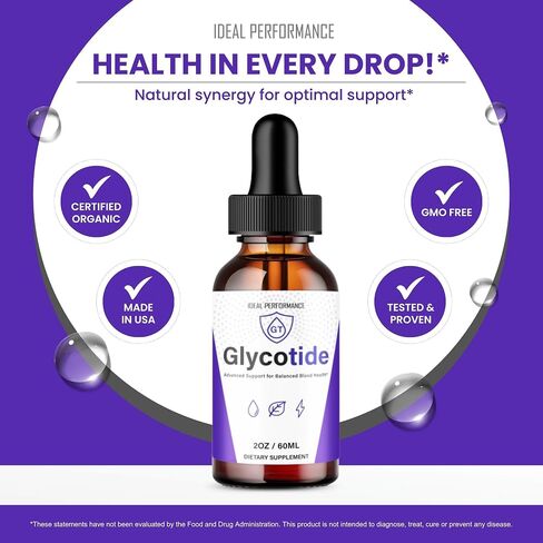 IDEAL PERFORMANCE Glycotide Drops, Glycotide Droppers Reviews (5 Pack) in Kuwait