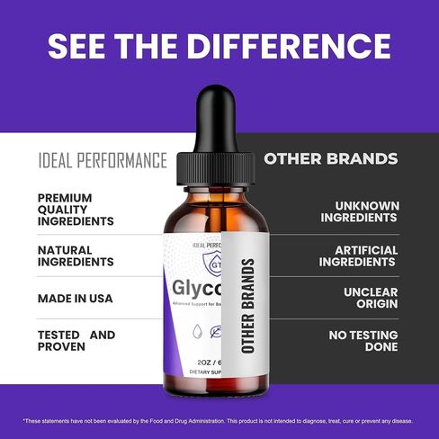IDEAL PERFORMANCE Glycotide Drops, Glycotide Droppers Reviews (5 Pack) in Kuwait