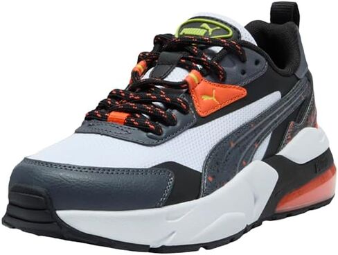 PUMA Kids Boys Vis2k Full Throttle Lace Up Sneakers Shoes Casual - White in Kuwait