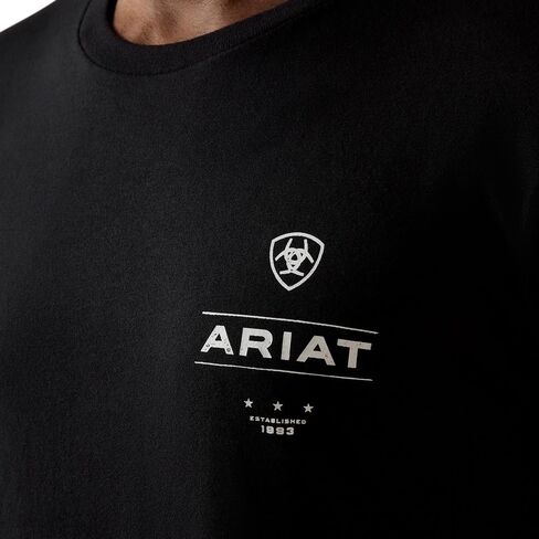 Ariat Men's Ariat Wooden Diamond Flag Classic Fit T-Shirt in Kuwait