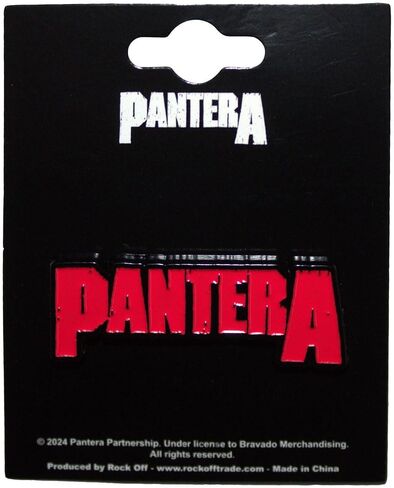 شارة دبوس بشعار Pantera Red Band مقاس واحد in Kuwait