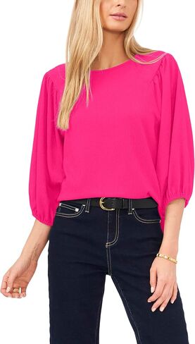 Vince Camuto Puff Sleeve Knit Top in Saudi Arabia