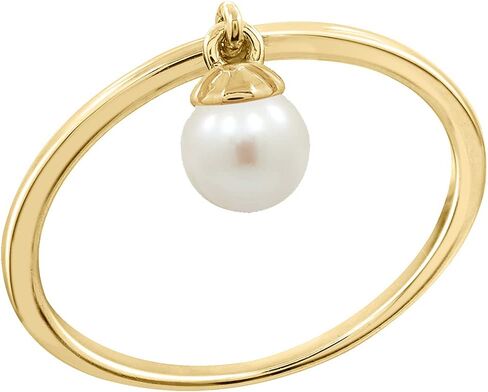 GEMOUR IM Gold plated Round-cut Cubic Zirconia Dangle Birthstone Band Ring in Saudi Arabia