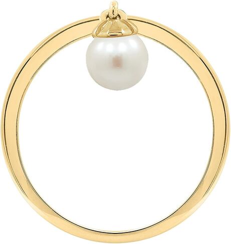 GEMOUR IM Gold plated Round-cut Cubic Zirconia Dangle Birthstone Band Ring in Saudi Arabia