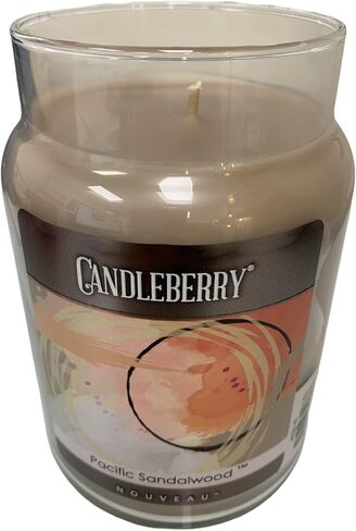 Nouveau by Candleberry Candles | Strong Fragrances for Home | Hand Poured in The USA | Highly Scented & Long Lasting | Large Jar 26 oz in Kuwait