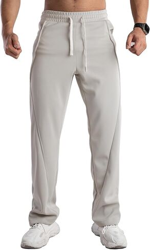 Men's Sweatpants with Pockets Streetwear Casual Joggers for Athletic Workout Running Lounge,Track Pants in Saudi Arabia