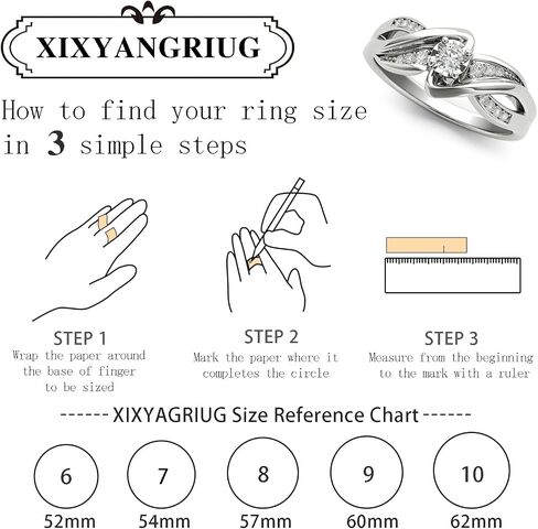 925 Sterling Silver Eternity Band Rings for Her,Cubic Zirconia Gold/Silver Plated Promise Engagement Wedding Ring Jewelry Gifts for Women Bride Teen,Minimalist Twist Trendy Dainty Ladies Rings Size:6-10 in Kuwait
