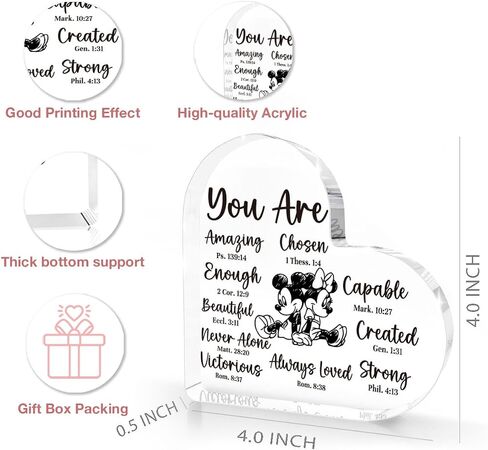 Cute Disney Gifts for Women, Disney Desk Decor Gift for Women Boy Girl,Gifts for Friends Kids, arty Decorations-Gift for Daughter for Birthday Christmas Anniversary in Kuwait