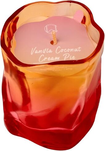 Signature Scent Ombre Jar Candle 4.5oz – CW Studio Hand-Poured Palm & Paraffin Wax, Up to 23 Hour Burn, Dust Cover Lid, Clean Burn Home Decor & Gift in Saudi Arabia