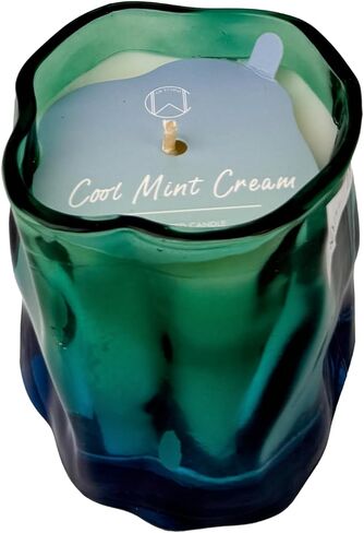 Signature Scent Ombre Jar Candle 4.5oz – CW Studio Hand-Poured Palm & Paraffin Wax, Up to 23 Hour Burn, Dust Cover Lid, Clean Burn Home Decor & Gift in Kuwait