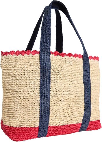 vineyard vines Medium Raffia Tote, Multi, OS in Kuwait
