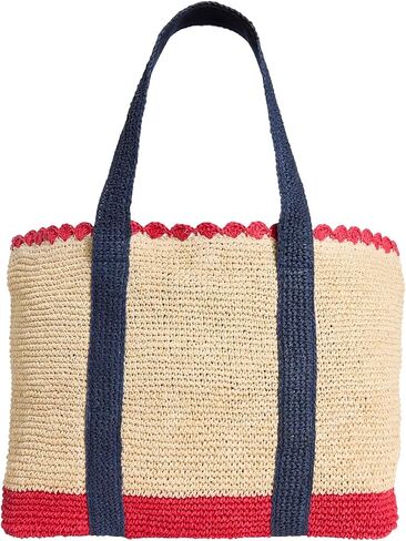 vineyard vines Medium Raffia Tote, Multi, OS in Kuwait