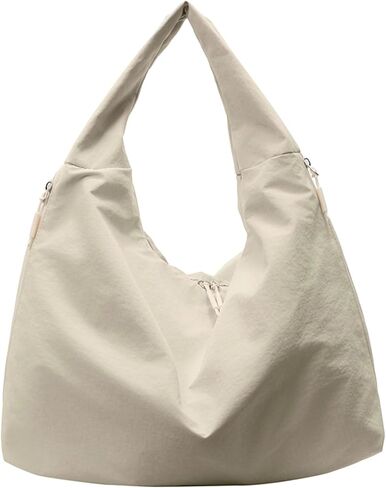 Nylon Slouchy Tote Bag Hobo Bag for Women Crescent Shoulder Bag Casual Shopper Handbag in Saudi Arabia