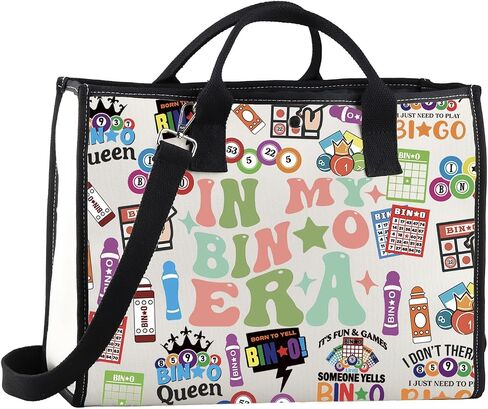 TSOTMO Funny Player Gift Gambling Lover Gift Shopping Bag Games Lover Tote Bag For Women Mother in Kuwait