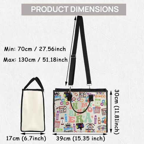 TSOTMO Funny Player Gift Gambling Lover Gift Shopping Bag Games Lover Tote Bag For Women Mother in Kuwait