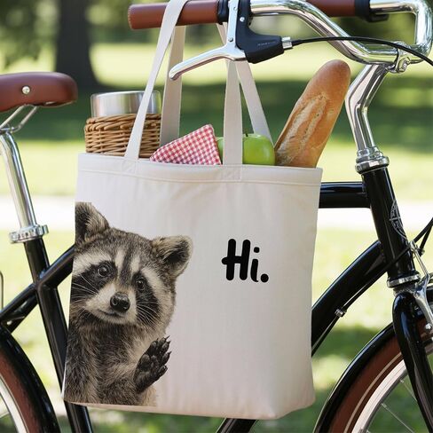 Funny Tote Bag Aesthetic for Women, Cute Tote Bag with Zipper Pocket in Kuwait