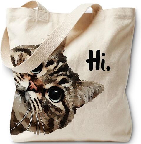 Funny Tote Bag Aesthetic for Women, Cute Tote Bag with Zipper Pocket in Kuwait