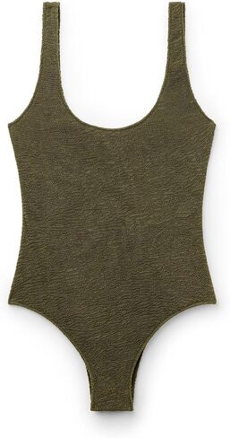 CALZEDONIA Woman's High Cut One Piece Swimsuit Crinkle Waves in Saudi Arabia