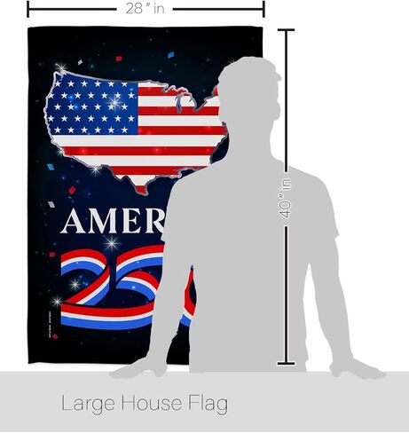 America 250 Flag Celebration Independence Day Wall Tapestry House Banner Official Licensed Merchandise Canvas Prints Yard Sign Textile Woven Fabric Poster USA 250th Anniversary Decoration Gift in Saudi Arabia