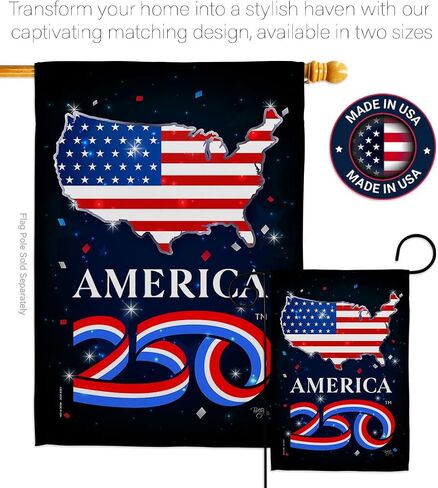 America 250 Flag Celebration Independence Day Wall Tapestry House Banner Official Licensed Merchandise Canvas Prints Yard Sign Textile Woven Fabric Poster USA 250th Anniversary Decoration Gift in Saudi Arabia